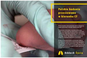 Polskie badania przesiewowe w kierunku mukowiscydozy